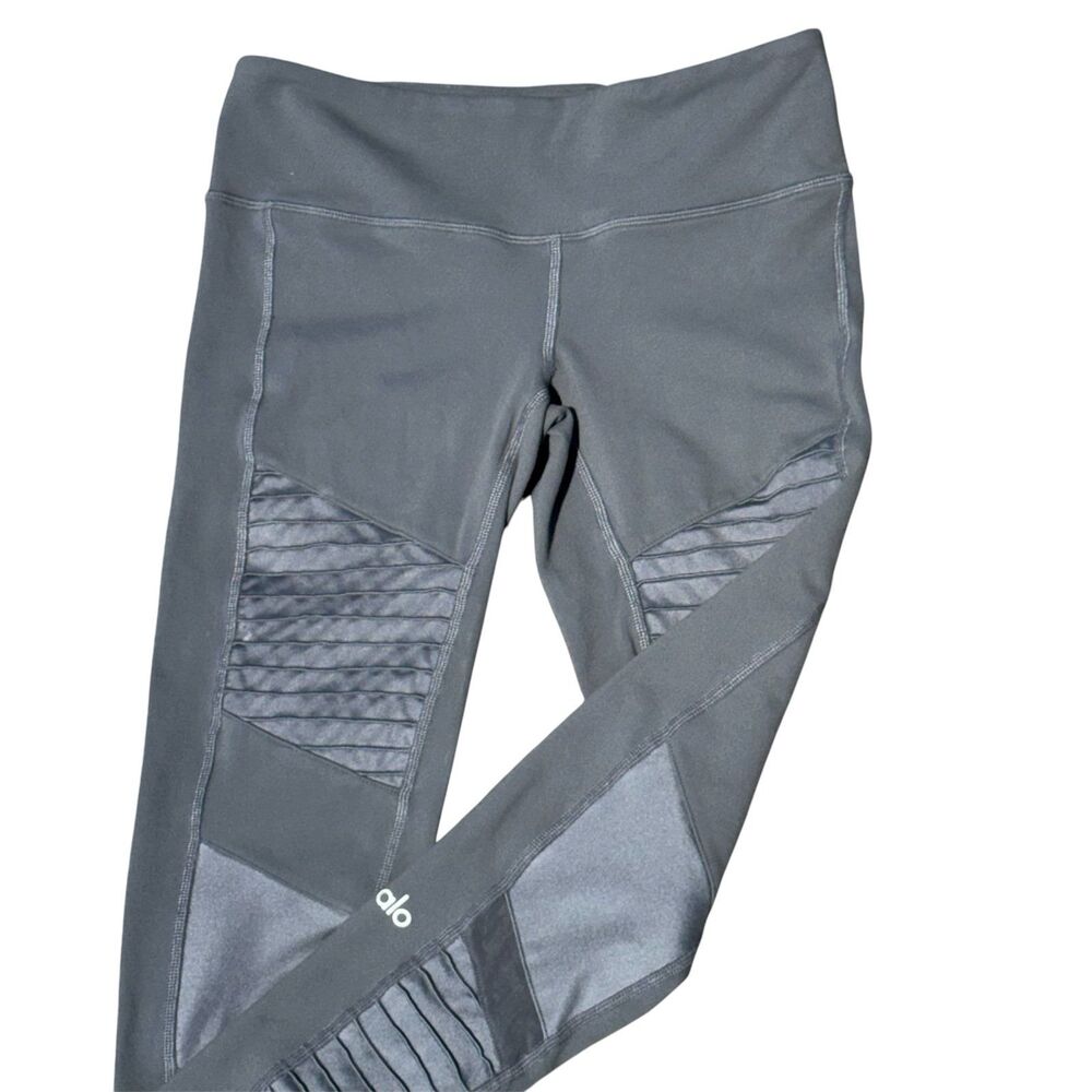 Alo Yoga Women’s High Wasted Leggings Gray Size Small Athletic Performance Gym